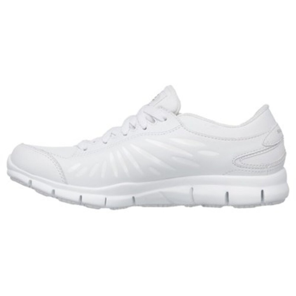 Skechers - Womens Eldred - Dewey Shoe Insize 7.5 W Us Womens In Color White